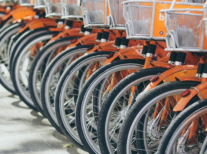 Vélos en libre-service / Bike-share schemes