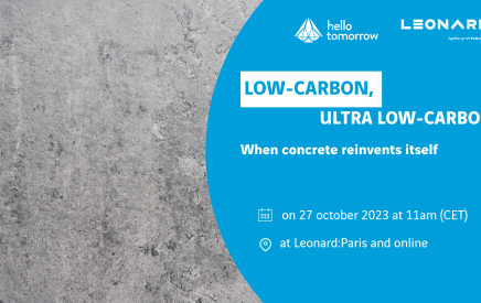 Low carbon, ultra low carbon : when concrete reinvents itself