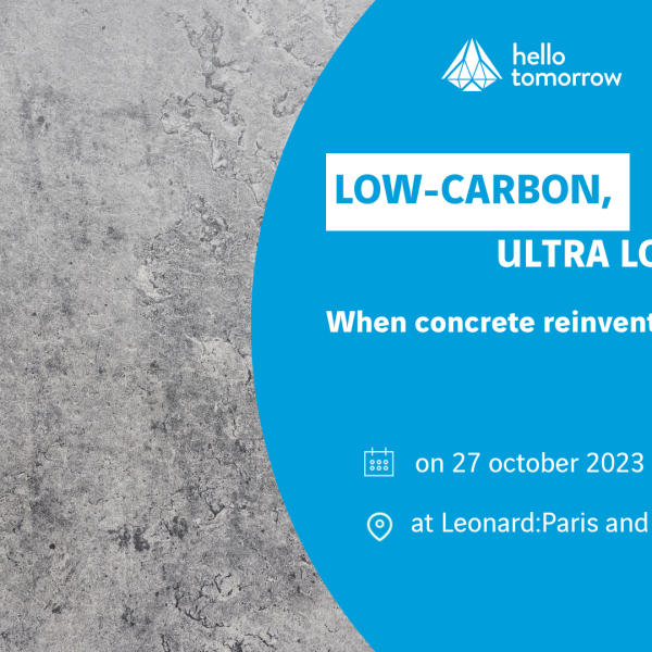 Low carbon, ultra low carbon : when concrete reinvents itself