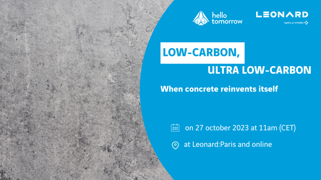 Low carbon, ultra low carbon : when concrete reinvents itself