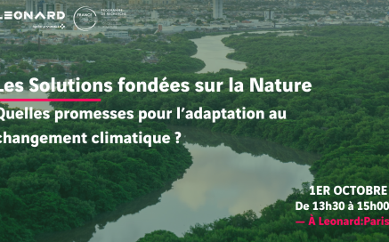 Visuel événement "Solutions fondées sur la Nature"