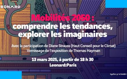 Événement Mobilités 2050, vernissage