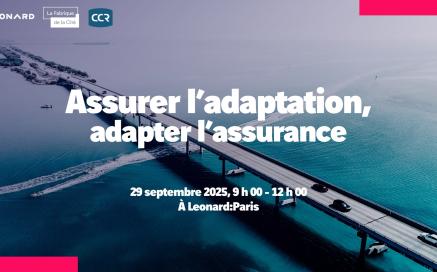 Assurer l'adaptation, adapter l'assurance, 29 septembre 2025, À Leonard:Paris