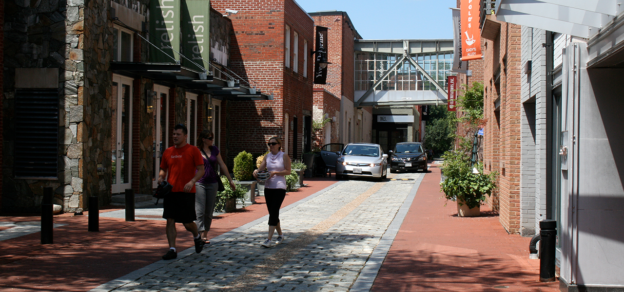 Rue piétonne - Cady's Alley à Georgetown