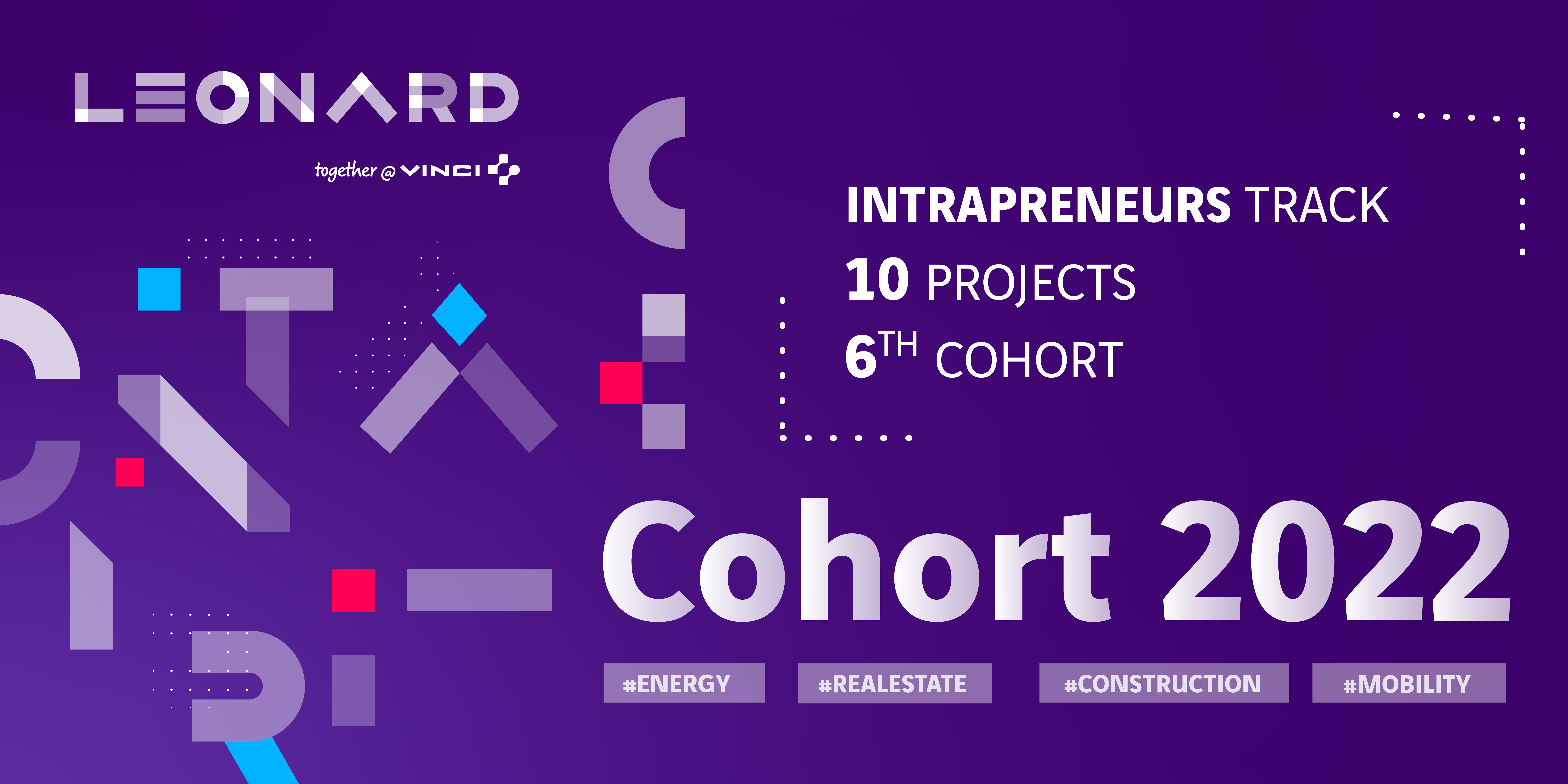 The 6th cohort of Leonard’s Intrapreneurs program hosts 10 teams of VINCI employees in 2022