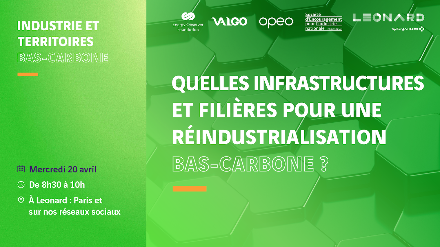 Report: “Which infrastructures and sectors for a low-carbon reindustrialisation? (20 April 2022, Leonard:Paris)