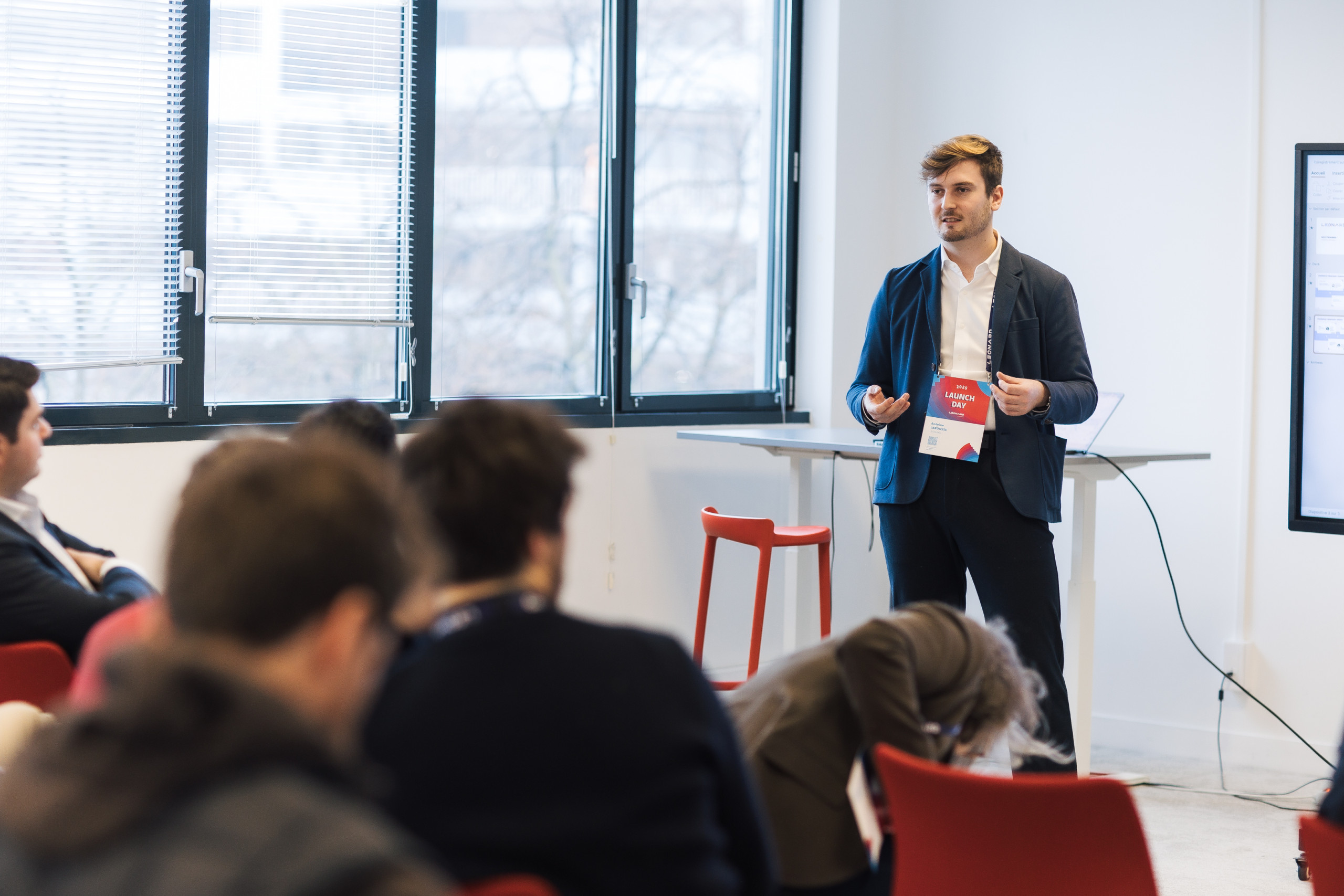 Antoine Larousse, responsable du programme SEED, Launch Day 2025, Leonard