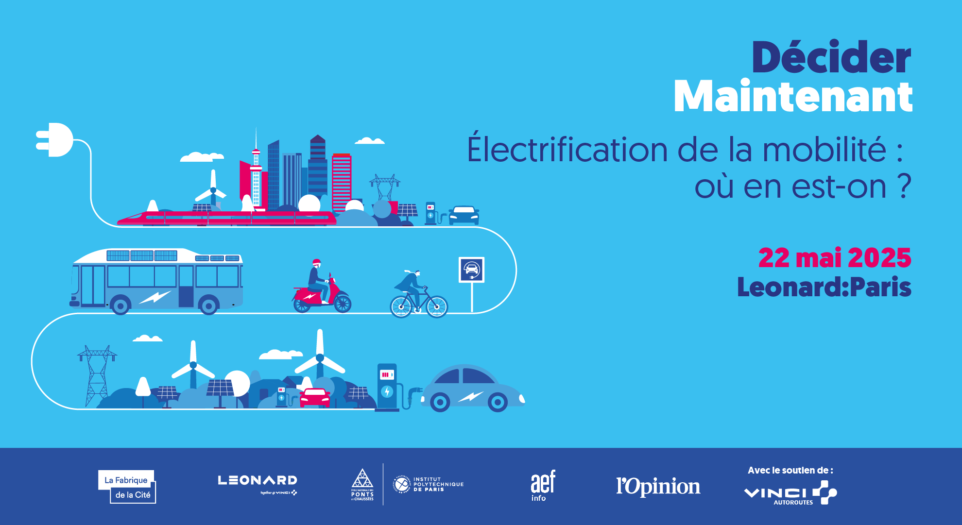 Colloque Décider Maintenant : Électrification de la mobilité : où en est-on ?