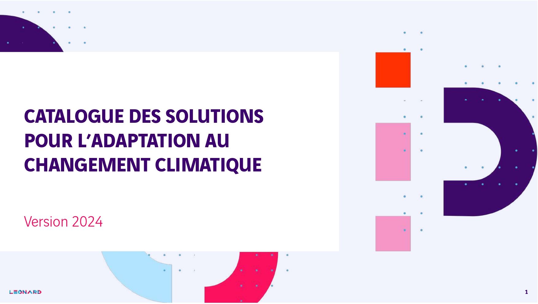 Catalogue des solutions face au changement climatique, Leonard